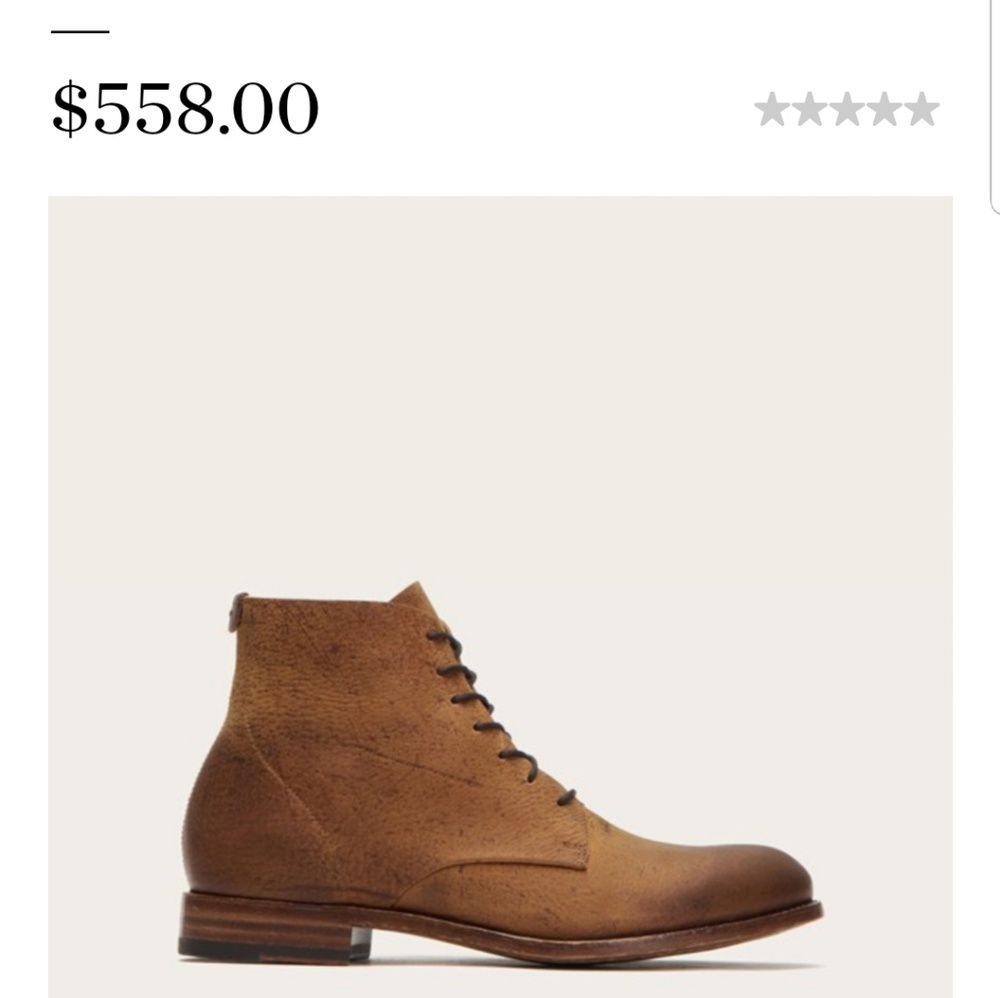 (SOLD) (NWT) FRYE "Harrison Lace Up Boot"